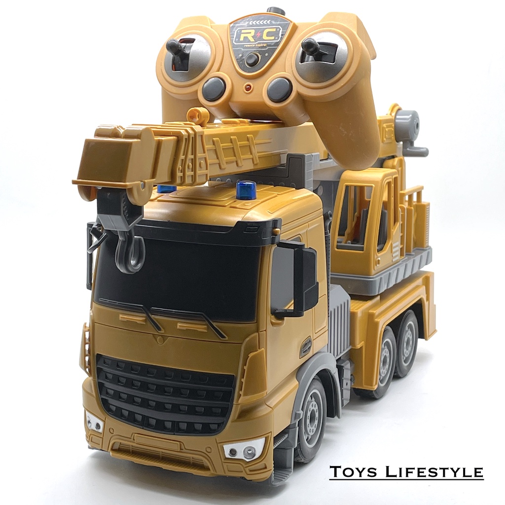 Mainan Anak Mobil Truk Remote Control Pengangkut Barang / Dump Truck / Truck Semen 1:24