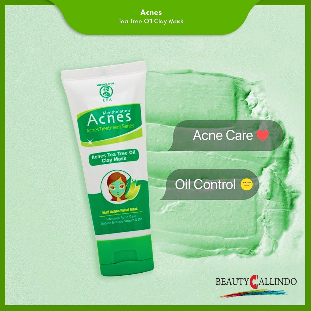 Acnes Tea Tree Oil Clay Mask 50g Masker Wajah