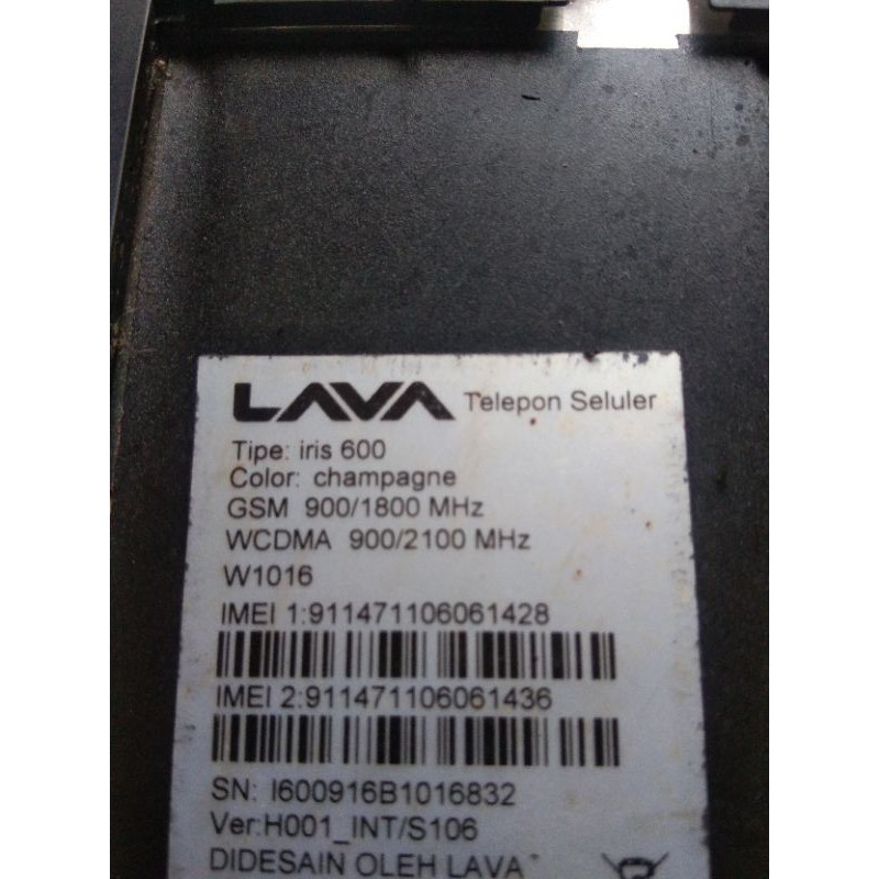 LCD TC lava iris 600