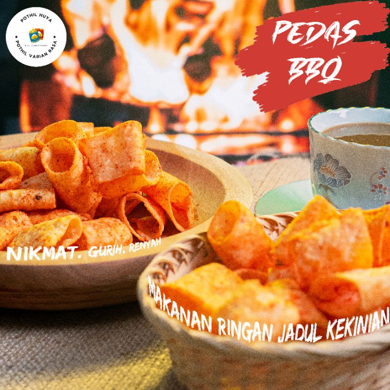 

Pothil Huya Rasa Pedas BBQ Kemasan K.O 1/2