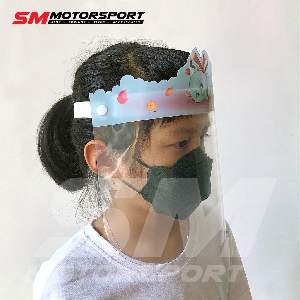 Faceshield Face Shield APD ANAK Kartun Lucu Anti Droplet Batita Balita