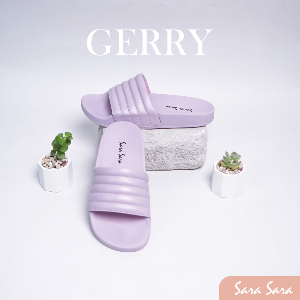 Sara Sara GERRY Sandal Slop Wanita sandal empuk kekinian sandal santai sandal rumah ala korea terbaru