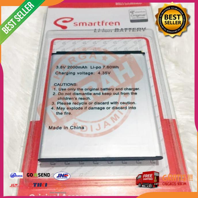Acc Hp Baterai Smartfren Andromax L H15433 B26D2H 2000Mah Ori Oem
