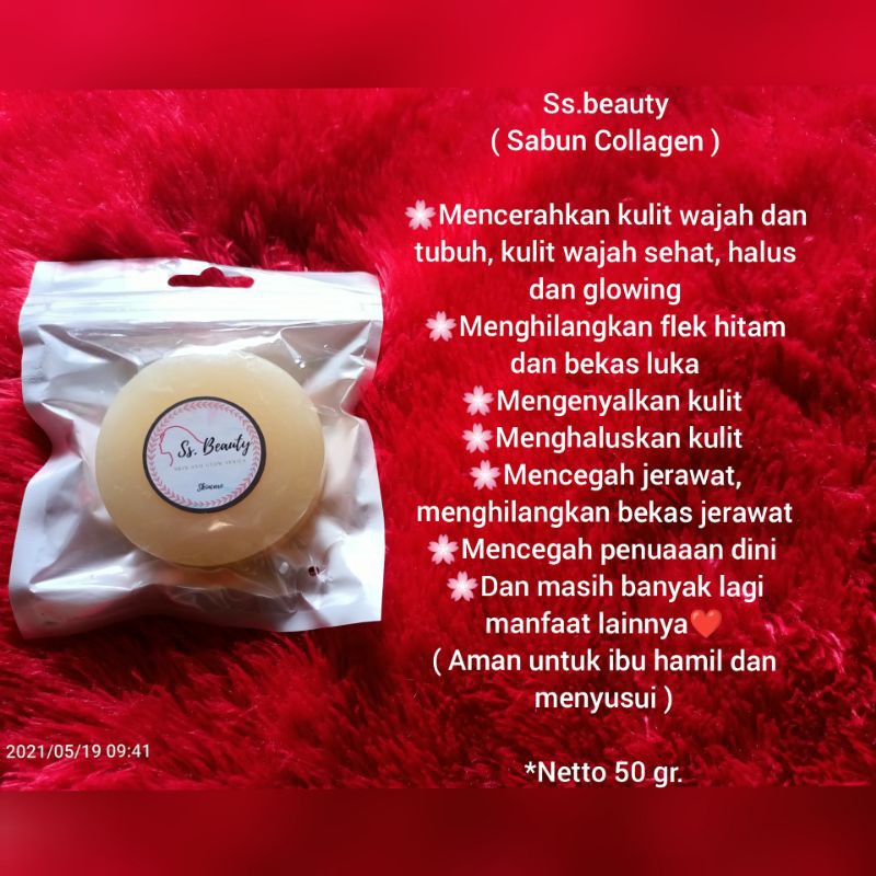 Ss.beauty sabun collagen whitening