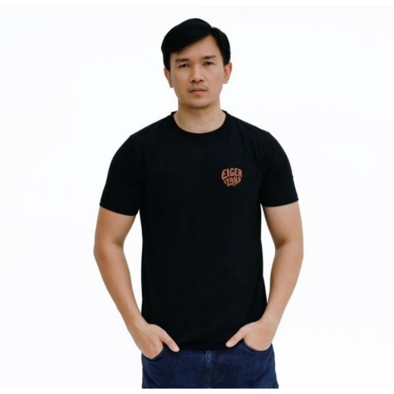 EIGER6789 KAOS PRIA VANLIFE SS TSHIRT HITAM SIZE: M/L ORIGINAL