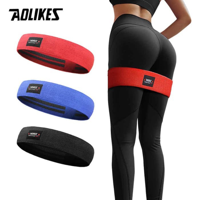 Aolikes Tension Resistance Stretch Glute Hip Booty Band Fitness Gym