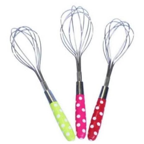 Pengocok Telur / Kocokan Telur POLKADOT / Egg whisk / pengocok kue stainless