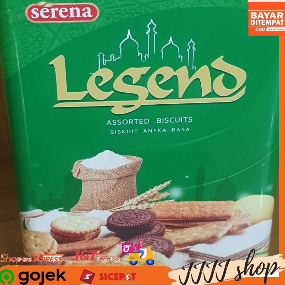 

Serena Legend Assorted Biscuits Aneka Rasa Biskuit Kaleng 580gr