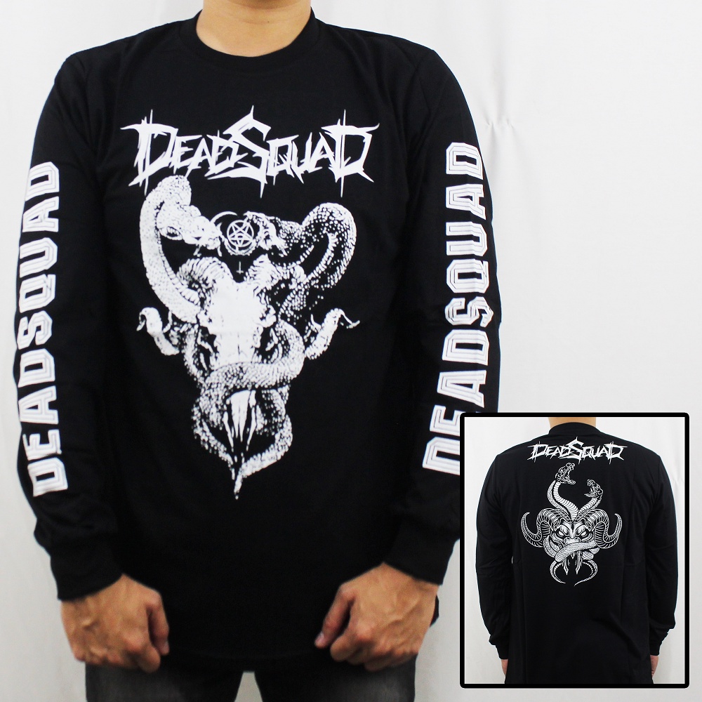 BAJU MUSIK DEADSQUAD LENGAN PANJANG 04 - BAJU LENGAN PANJANG DEADSQUAD - LONGSLEEVE PRIA MUSIK - LON