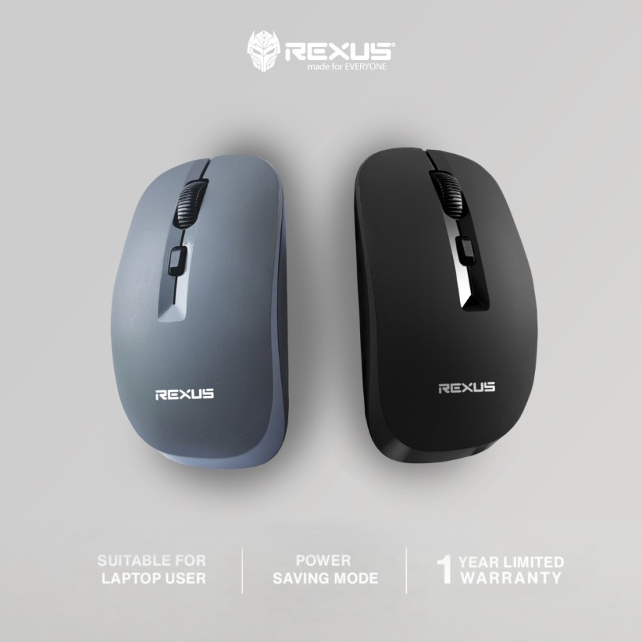 Rexus Office Q20 Mouse usb Wireless Silent model slim 1600DPI Komputer Computer laptop Pc