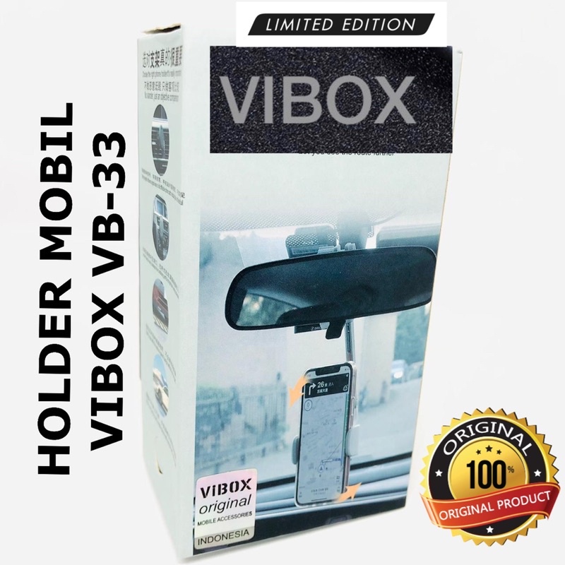 PROMO CAR HOLDER HP UNIVERSAL VIBOX VB33 ORIGINAL