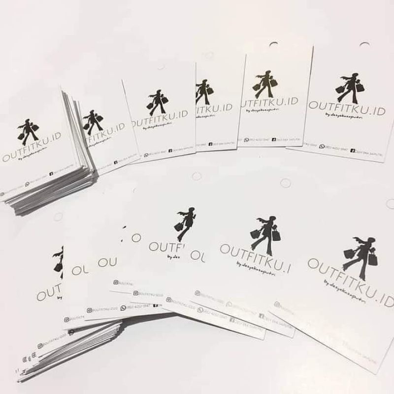 

HANGTAG/THANK YOU CARD CUSTOM FREE DESAIN