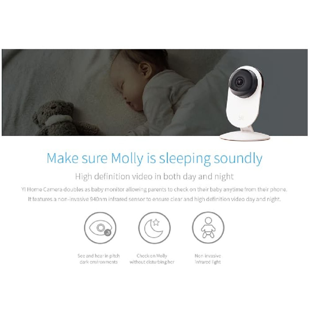 Ip cam Xiaomi Xiaoyi Yi Ant Smart Camera CCTV International Version kamera wifi