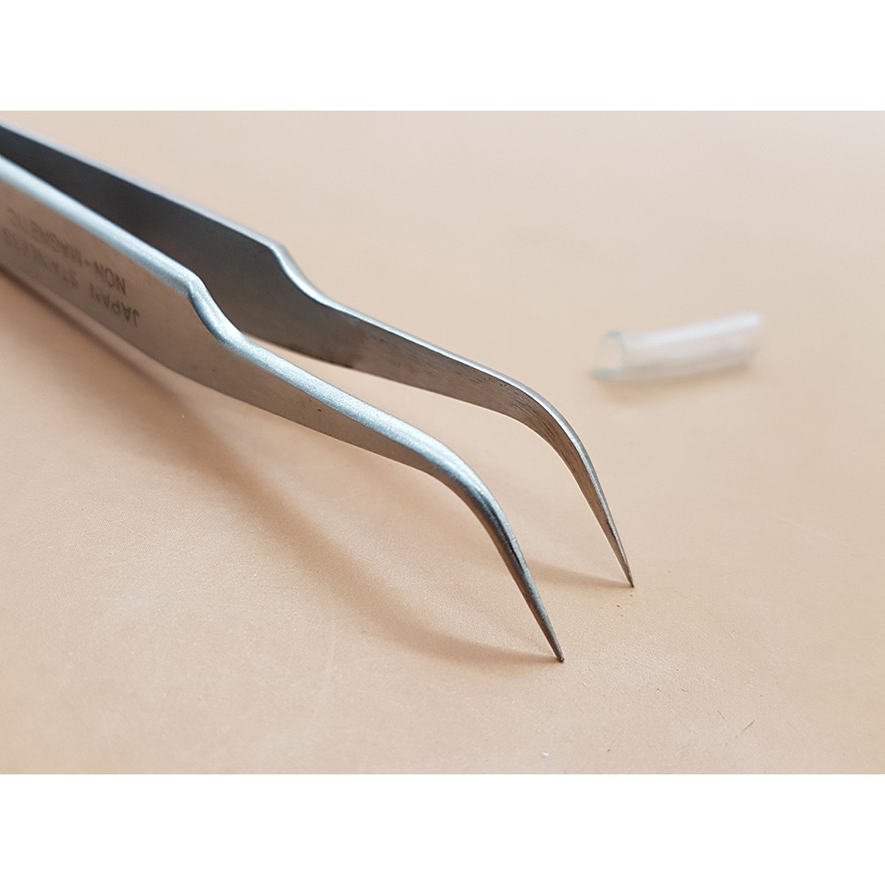 Pinset DEKKO DT-15 original KOREA Anti-magnetic ( Bengkok )