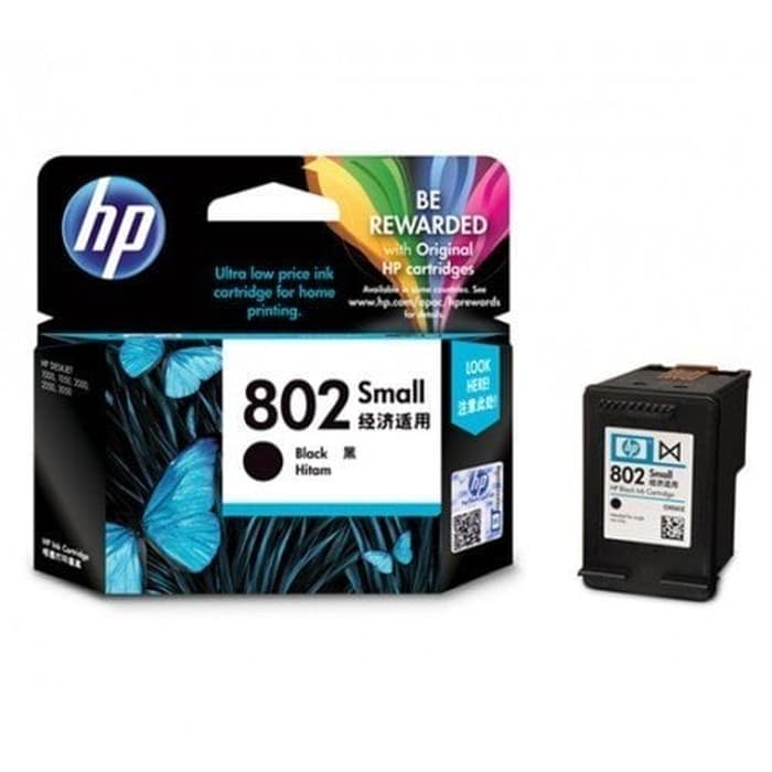 

tyha501s Cartridge 802 Small Hitam / Tinta Hp 802 Tinta Printer Hp 1050, 1000 E57Dtgfe