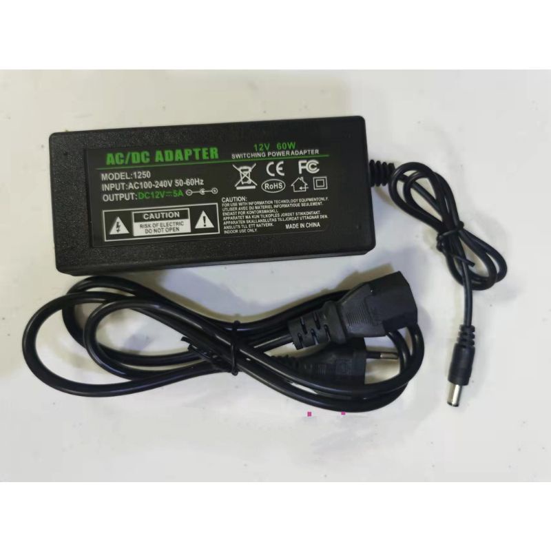 Adaptor DC 12V 2A/3A/5A murni trafo power supply untuk lampu strip