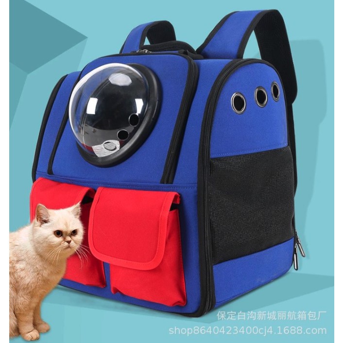 Adda Home - Upgraded Tas Astraunat Hewan Tas Travel Anjing Kucing Peliharaan Carrier Bag