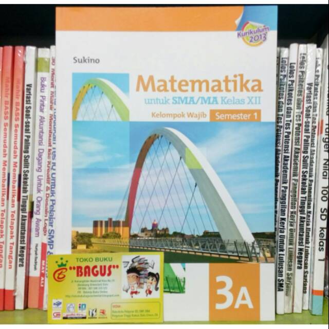 Matematika Kelas 3a Sma Wajib K13 Erlangga