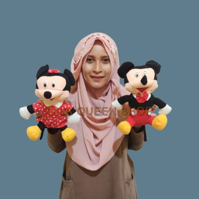 Boneka SEPASANG Mickey &amp; Minnie mouse S