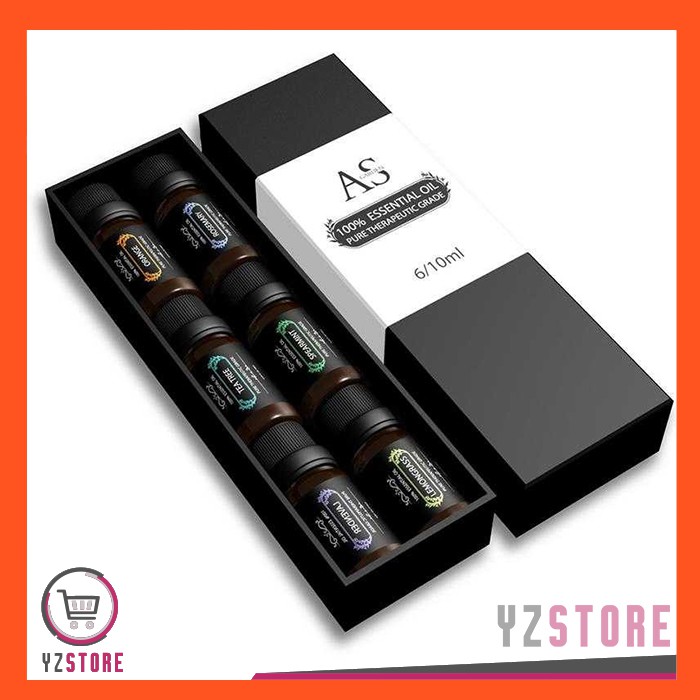 Essential Oil Aroma Terapi Aromatherapy Pengharum Ruangan Pure Diffuser 10ml 6PCS YZ76