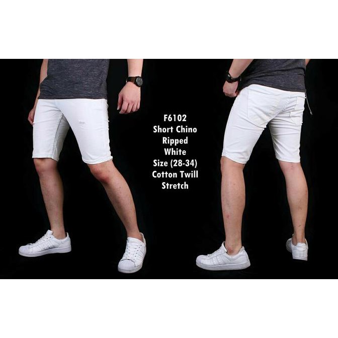 Produk Terlaris Celana Pendek Pria Chino Putih