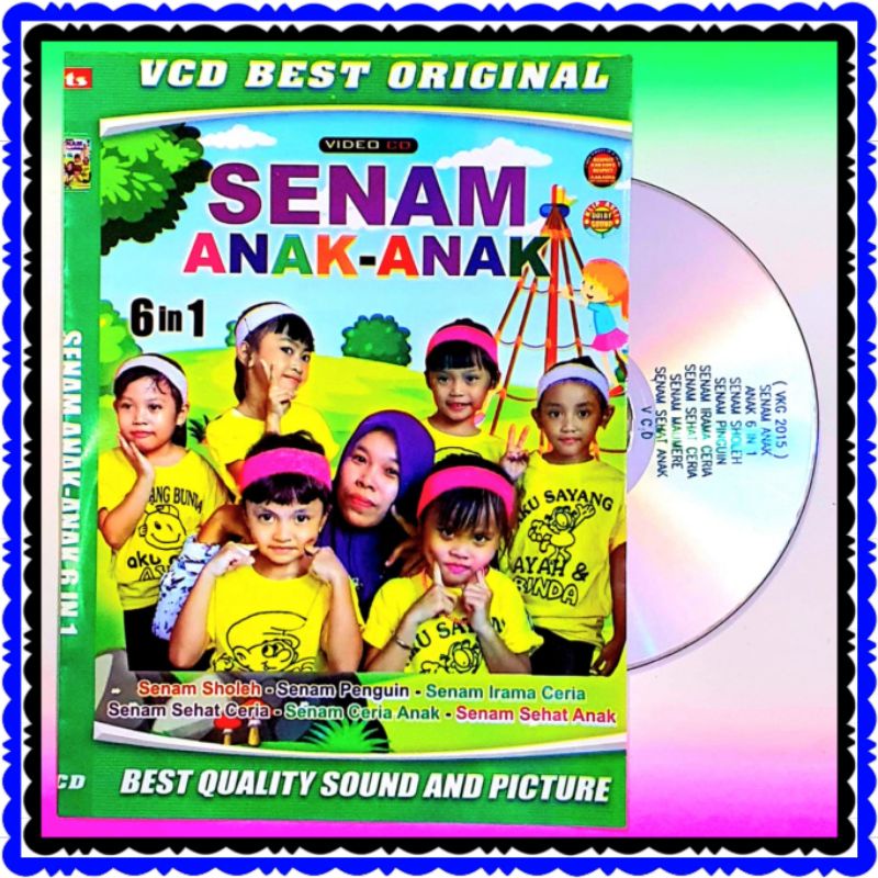 KASET VIDEO SENAM ANAK ANAK TERLARIS LENGKAP-SENAM ANAK KESEHATAN JASMANI-PANDUAN SENAM ANAK ANAK