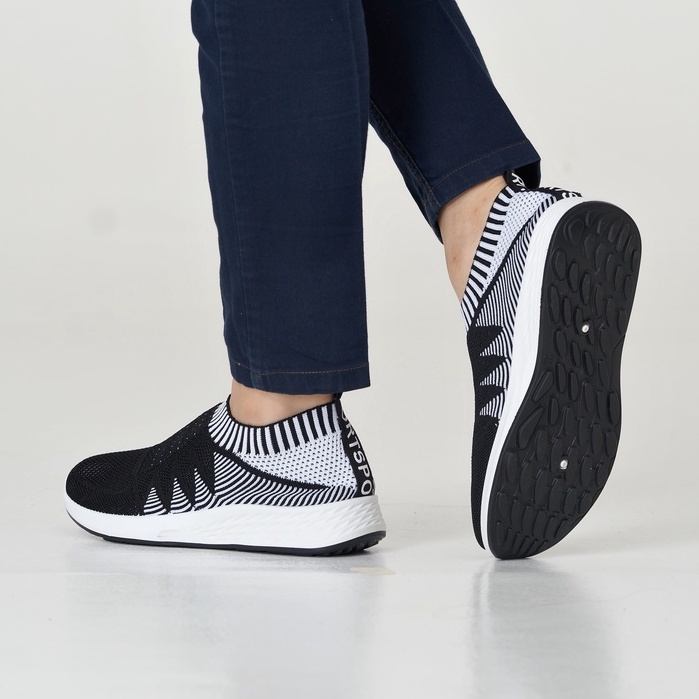 GSW Sepatu Sneakers wanita Fashion sneakers slip On Flyknit Import wanita Antislip Soft kanvas ( TP20-1 ) Sneakers wanita Import Slip On Sepatu Slip on wanita IMPORT FAS-168