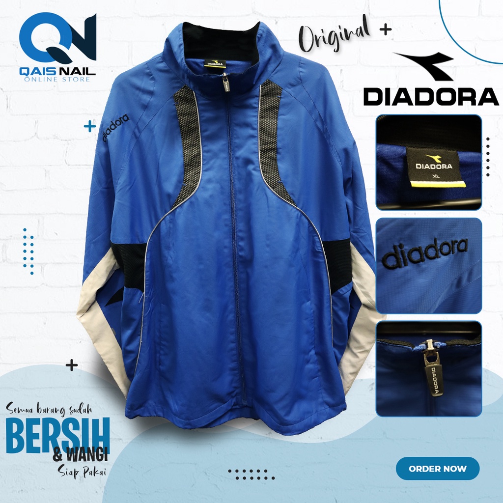 JAKET TRACKTOP DIADORA Original size XL (second/preloved)