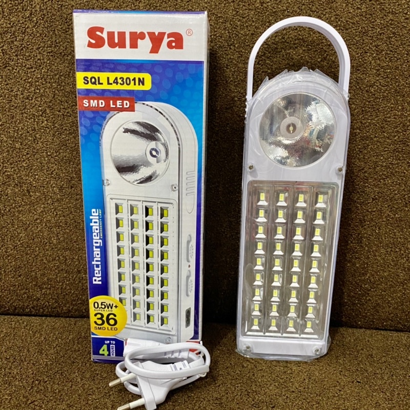 Emergency Lamp Surya SQL L4301N / Lampu Darurat SMD LED L4301N 4301N