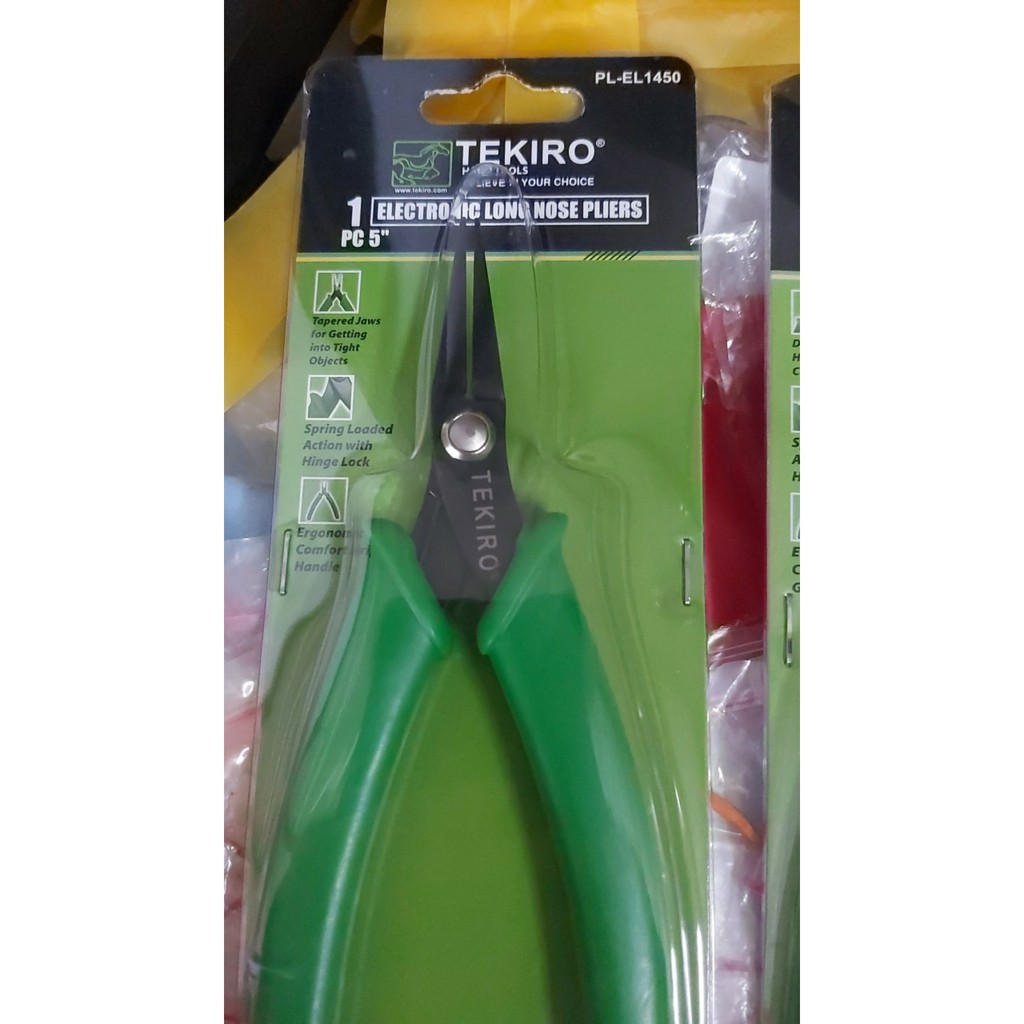 Tekiro ELECTRONIC LONG NOSE PLIERS 5 in TEKIRO TANG LANCIP ELEKTRONIK 5 inch Tekiro 5in PL-EL1450