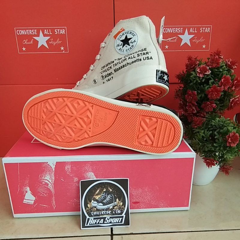 SEPATU CONV3RSEE 70S HIGH x OFF WHITE  PREMIUM BNIB