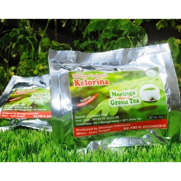 

[[BISA COD]] Teh Celup Kelorina / Moringa Green Tea - Jaga Tubuh dari Radikal Bebas NEW Kode 249