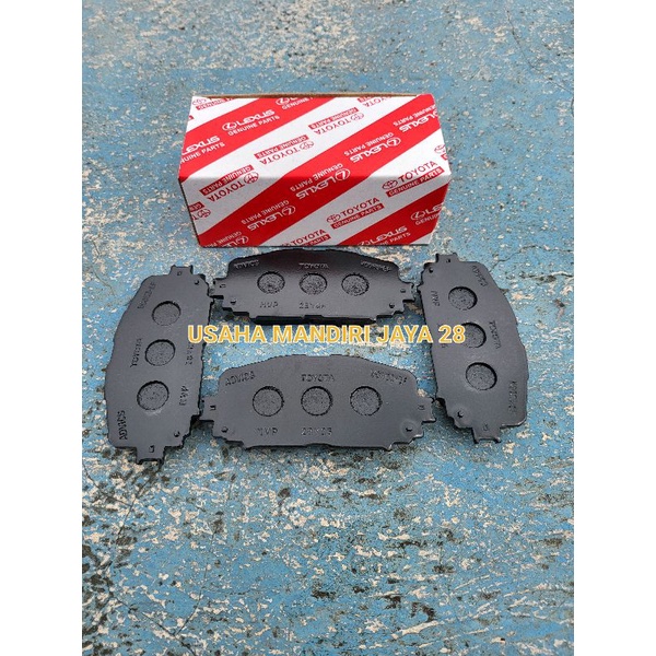 KAMPAS REM DEPAN YARIS TYPE S/NEW VIOS TYPE G 04465-52240 BRAKE PAD YARIS THAILAND YARIS TRD