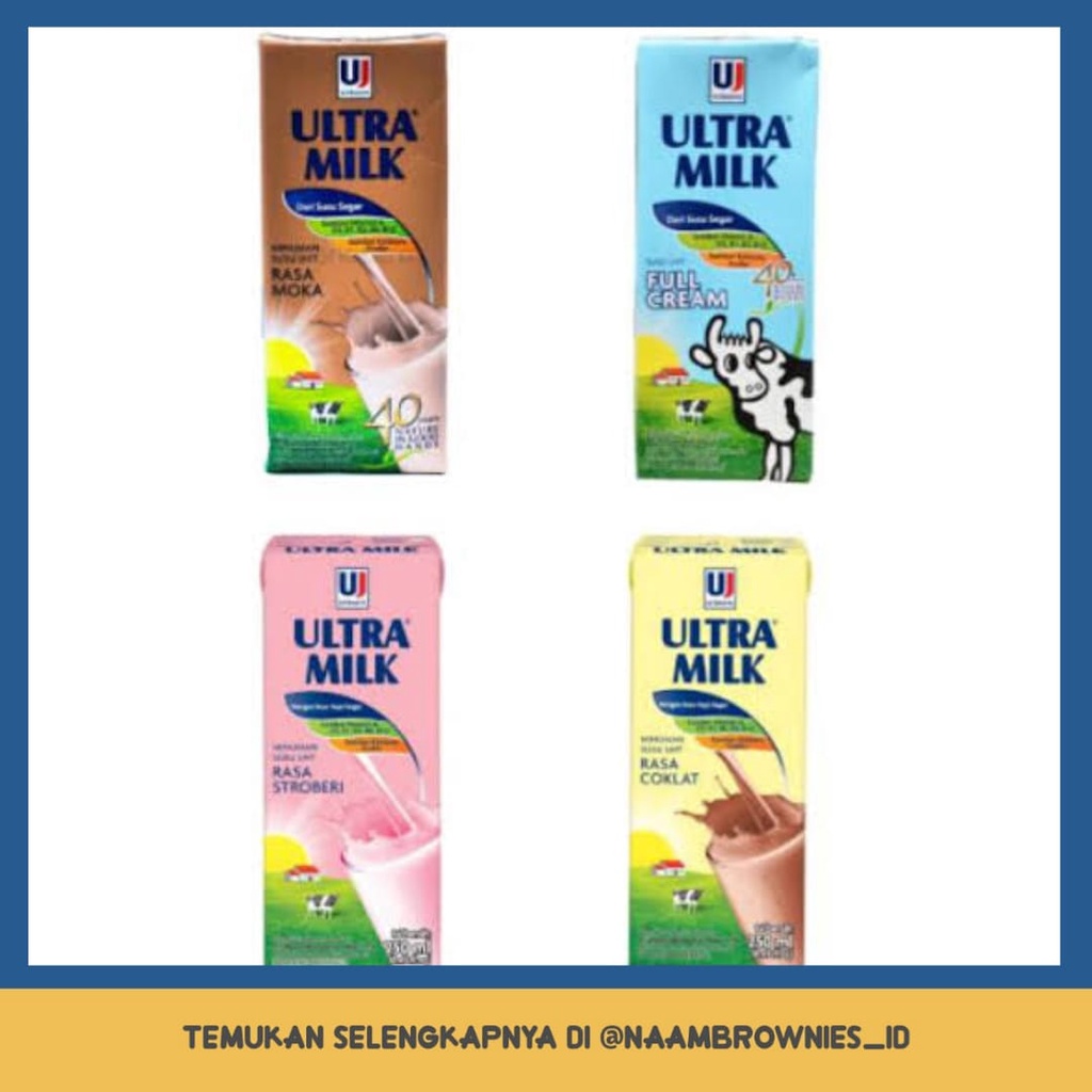 TAMBAHAN SUSU ULTRA MILK 200Ml murah