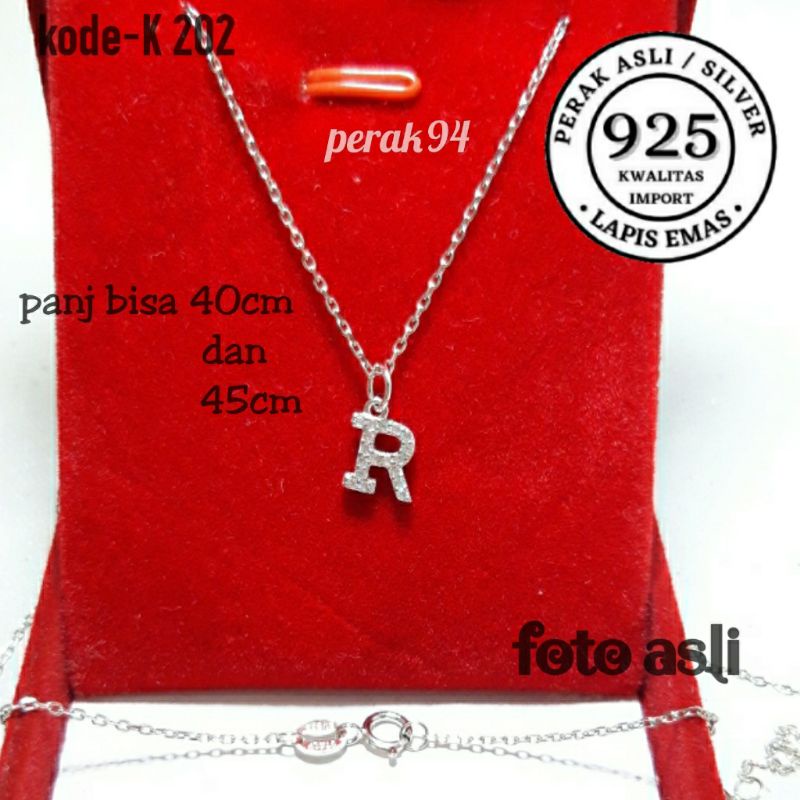 KALUNG HURUF/KALUNG PERAK/KALUNG WANITA/PERAK 925/KALUNG SILVER 925/KALUNG MURAH/KALUNG ALFABETH/KAL