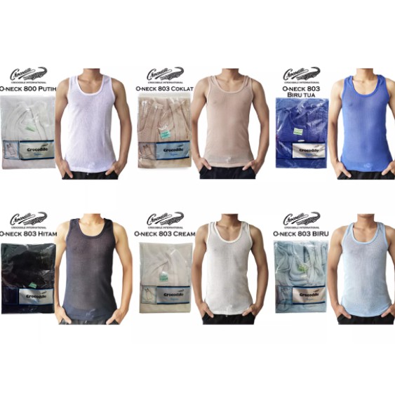 Singlet Crocodile Jala Warna 803V