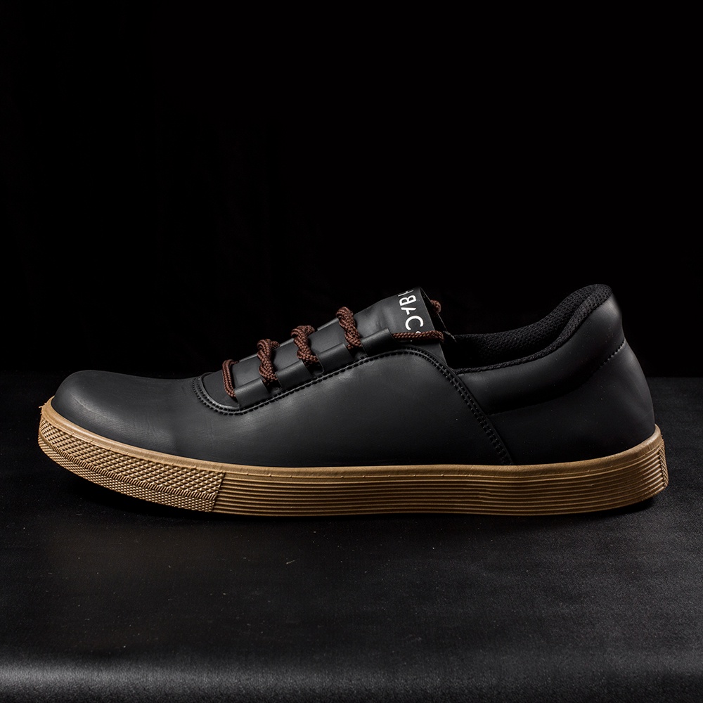 NITRO BLACK |ManNeedMe x FLAZHBACK| Sepatu Sneakers Pria Casual Shoes ORIGINAL