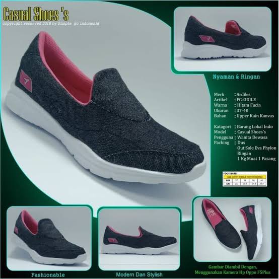 SEPATU ARDILES ODILE  LINA  SIZE 38-40 SLIP ON SALE OBRAL SAMPAI HABIS