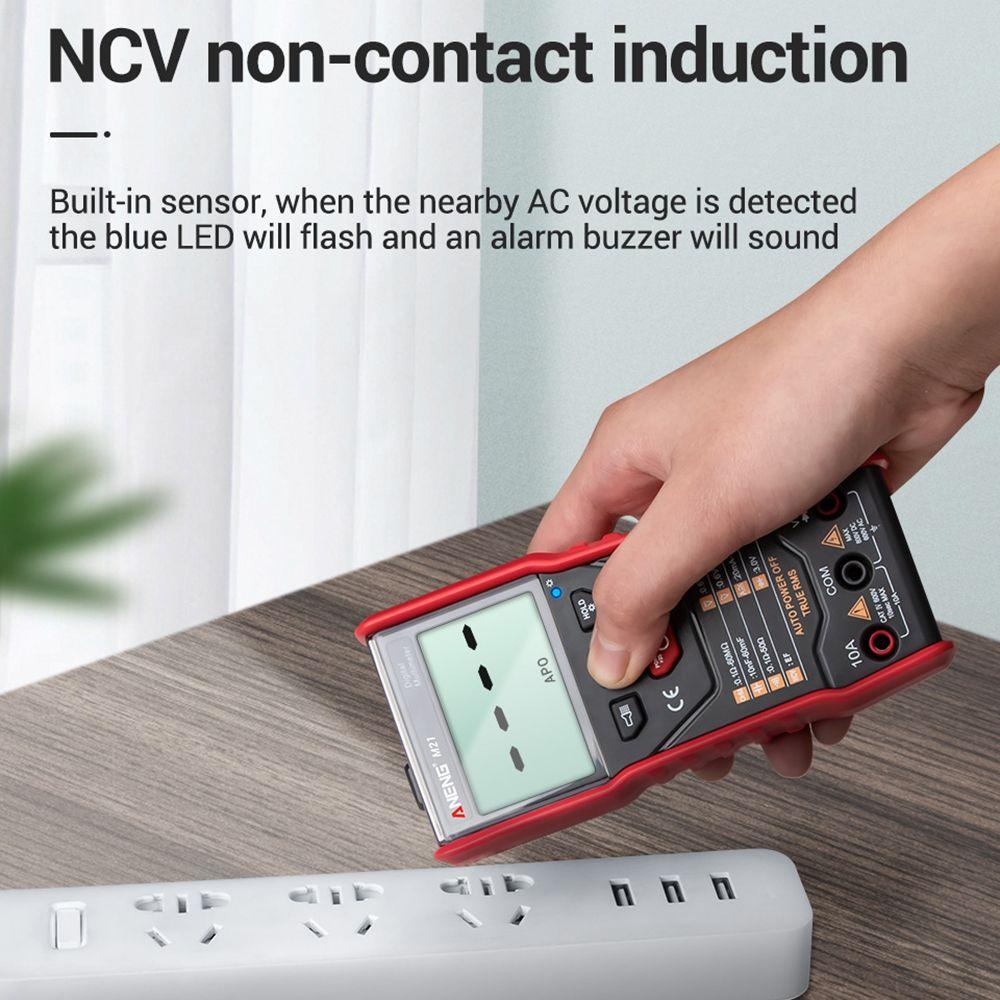 POPULAR Populer Digital Smart Multimeter Multifungsi Transistor Tester Backlight AC/DC Portable lcr Meter Digital Profesional Meter