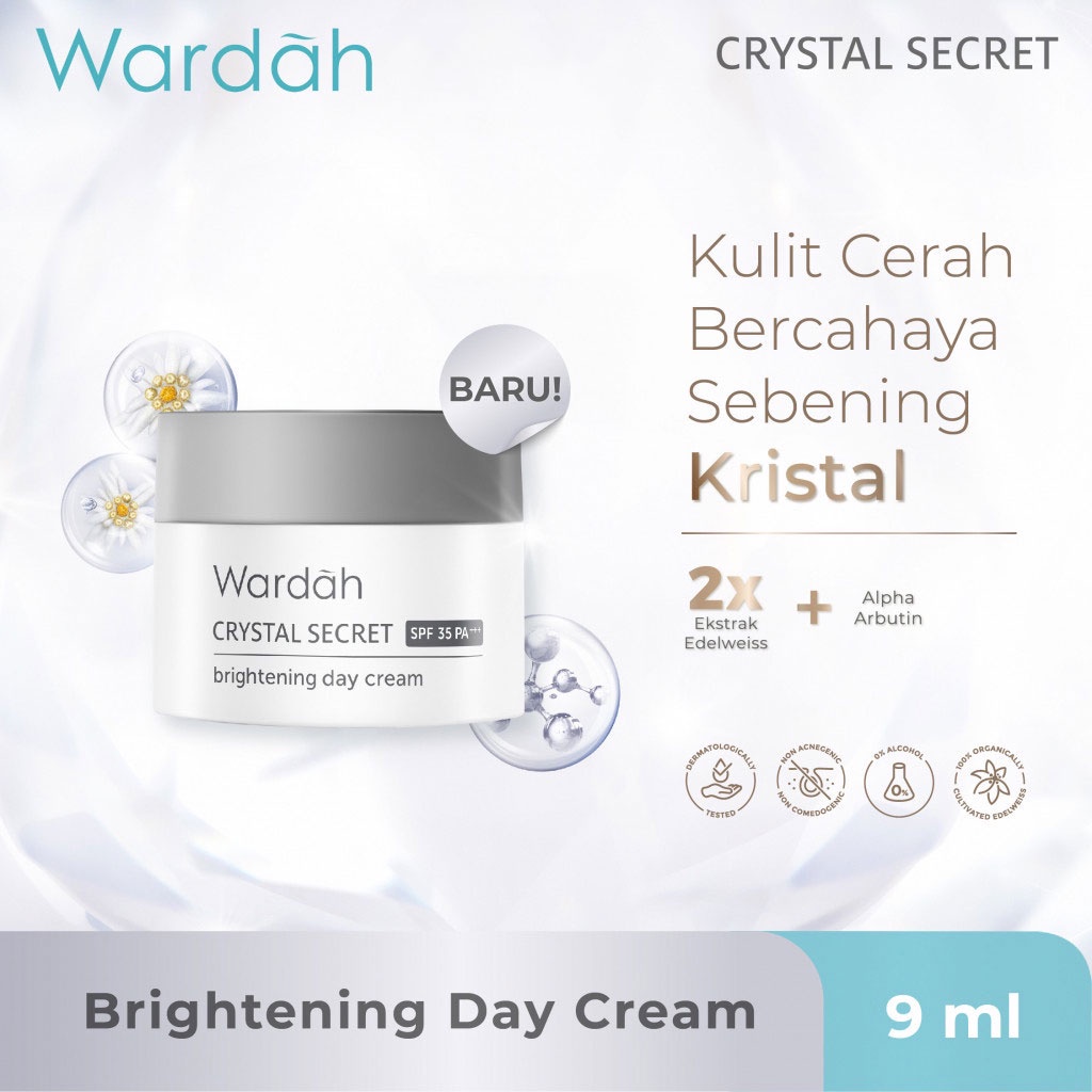 WARDAH Crystal Secret Brightening Day Cream 9 ml