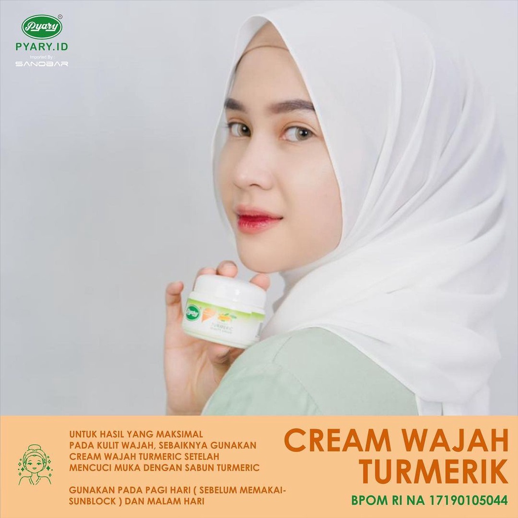 PYARY TUMERIC BEAUTY CREAM [ BPOM ] 100% Original - BPOM RI NA17190105044