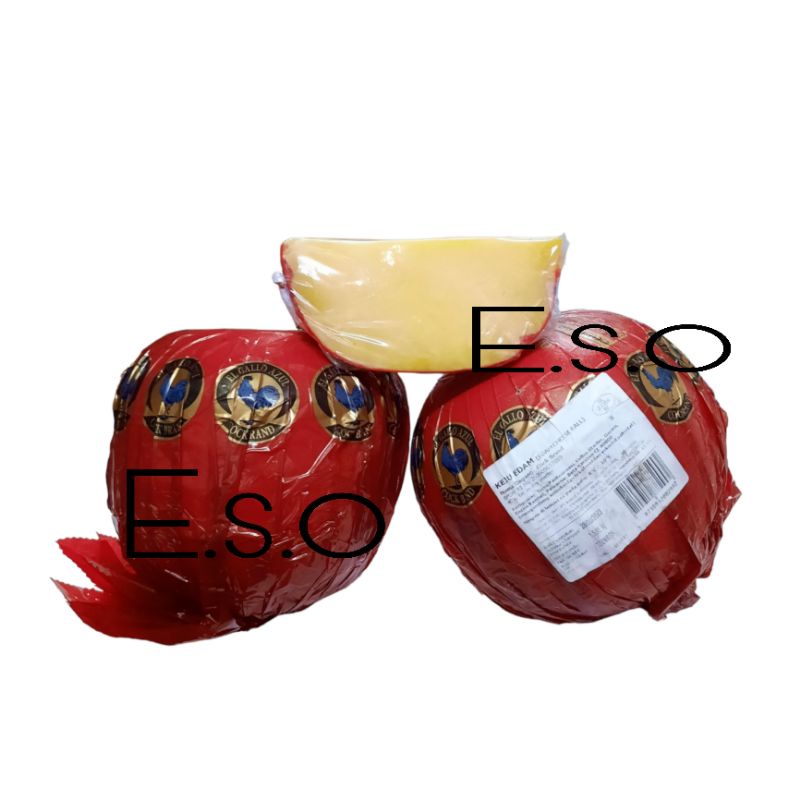 

keju edam ayam emas 250gr - edam cheese ball cock brand