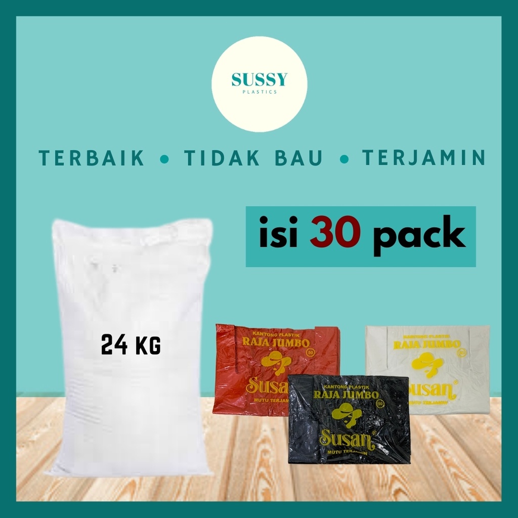 Jual Grosir Kantong Plastik Kresek Raja Jumbo Uk 50 Susan Merah Putih Shopee Indonesia 9570