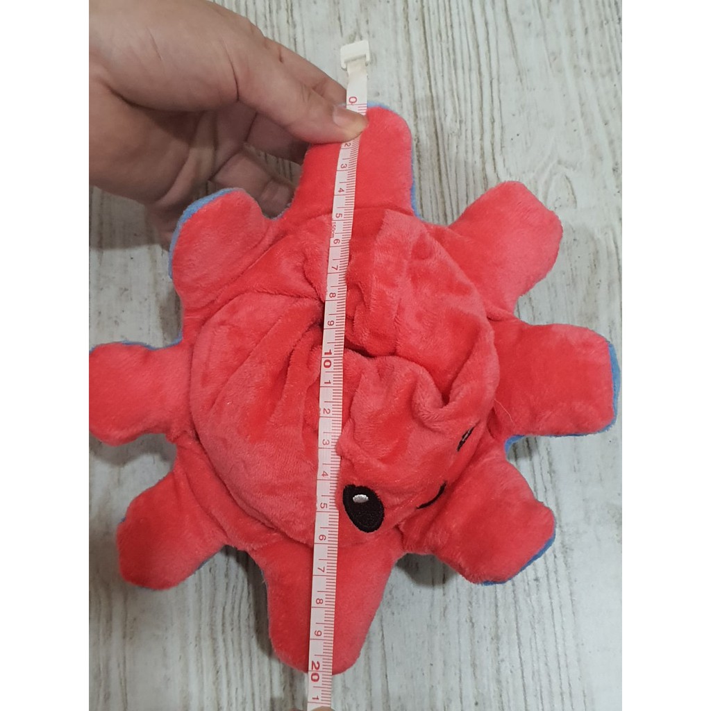 mrcaisen BONEKA GURITA LED mainan Boneka Plush Bentuk Tiktok Bipolar Gurita Dapat Dibalik Dengan Lampu Led Lucu G005