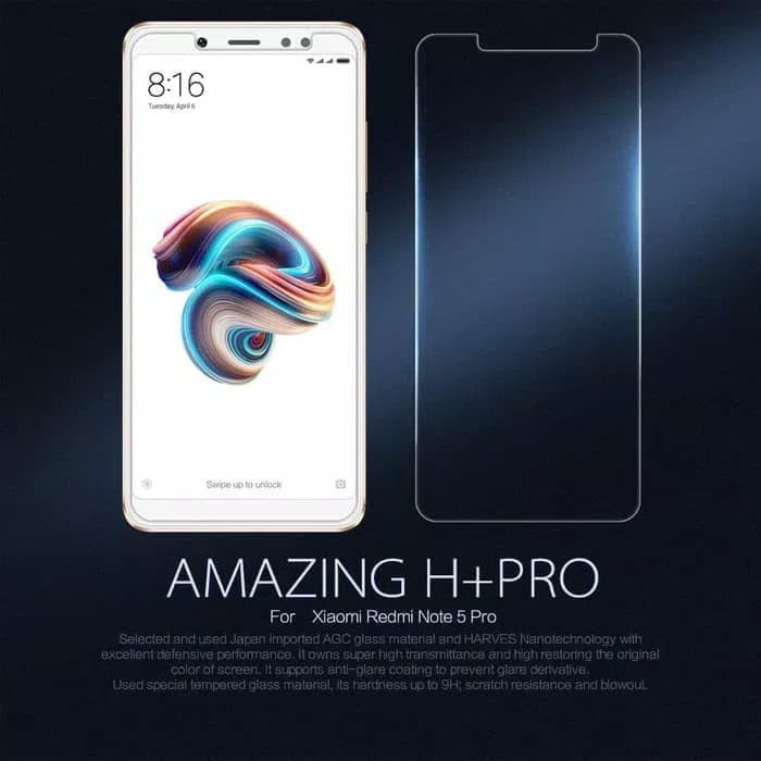 TEMPERED GLASS REDMI NOTE 5 PRO ANTI GORES KACA FULL BENING - SCREEN PROTECTOR