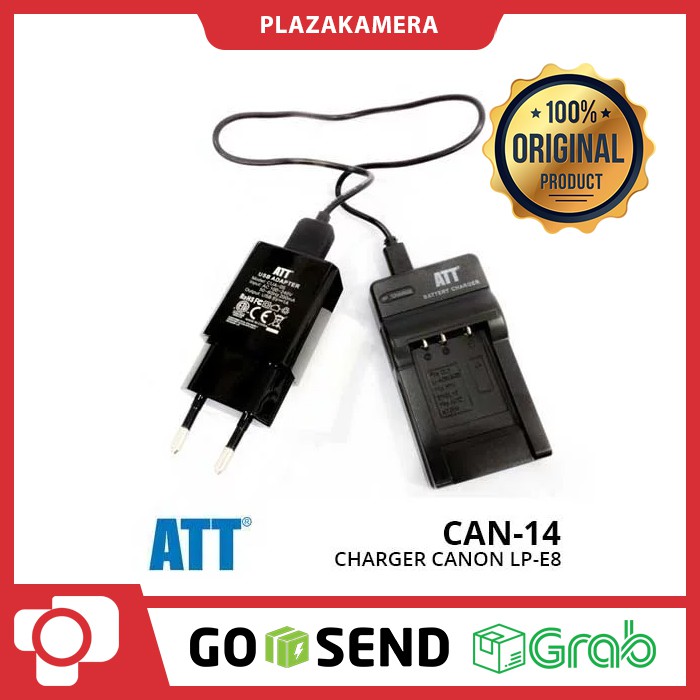 CHARGER ATT CANON LP-E8 Canon 550D/600D/650D/700D