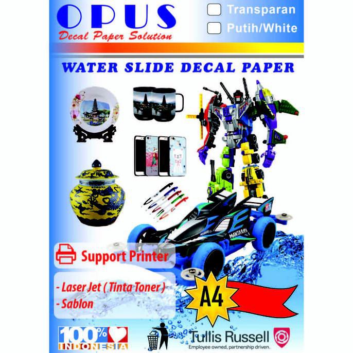 

Kertas Decal Putih / White Uk A4 Isi 20 Lmbr Bengbengstar1