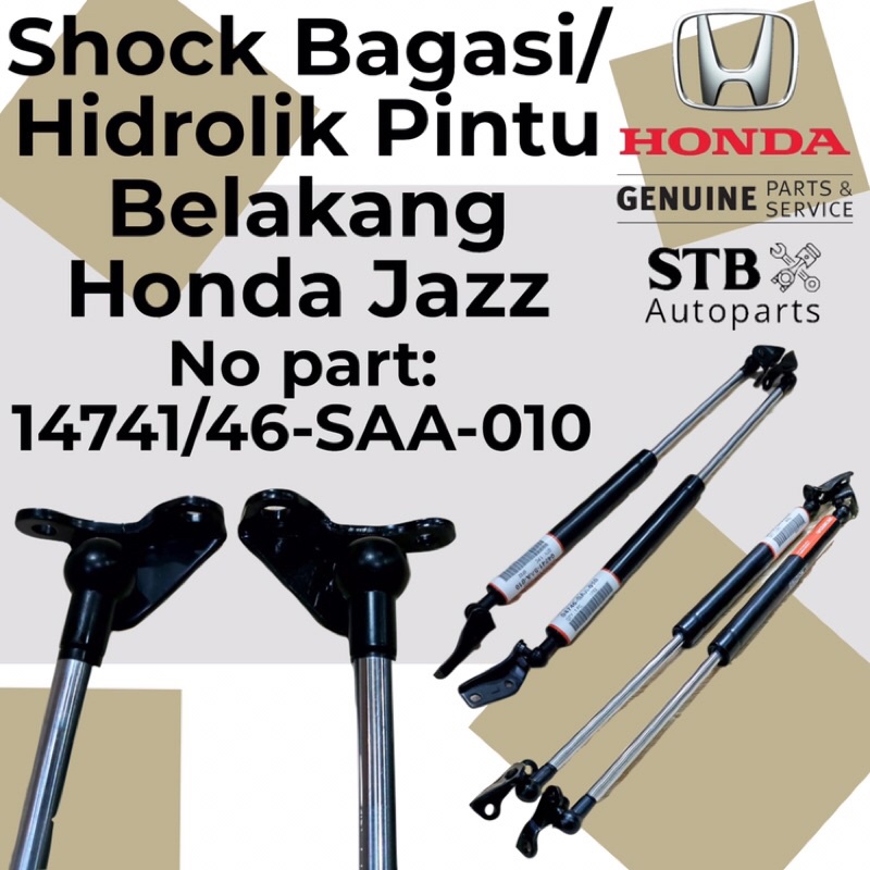 Shock Bagasi/Hidrolik Pintu Belakang HONDA JAZZ-OEM JAPAN