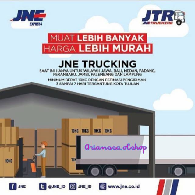 Jasa Jne Trucking Jtr Khusus 10 Kg Keatas Indonesia