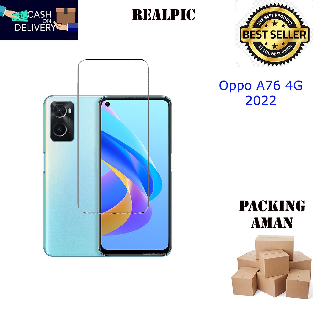 Tempered Glass Oppo A76 4G 2022 Screen Protector Anti Gores